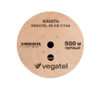 Кабель коаксиальный VEGATEL 5D-FB (Titan, черный)