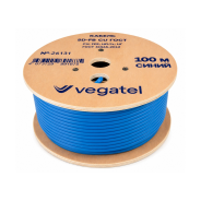 Кабель коаксиальный VEGATEL 5D-FB Cu (ГОСТ, синий) бухта 100м