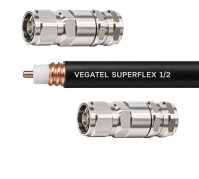 Кабельная сборка VEGATEL SuperFlex-1/2 (ГОСТ) (N-male - N-male) 3м