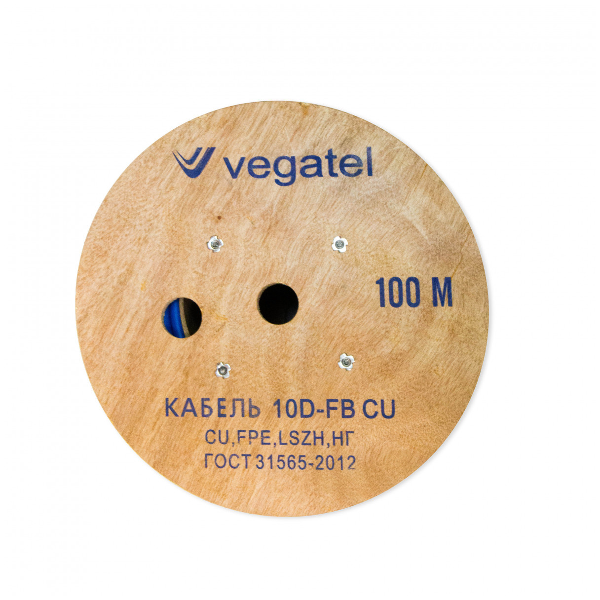 Кабель коаксиальный VEGATEL 10D-FB Cu (ГОСТ, синий)