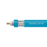 Кабель коаксиальный VEGATEL 5D-FB Cu (ГОСТ, синий) бухта 100м