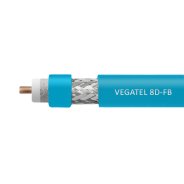 Кабель коаксиальный VEGATEL 8D-FB Cu (ГОСТ, синий) бухта 100м